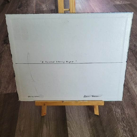 "A Twisted Starry Night" Painting by Artistic Ashara - Picture 4 of 4